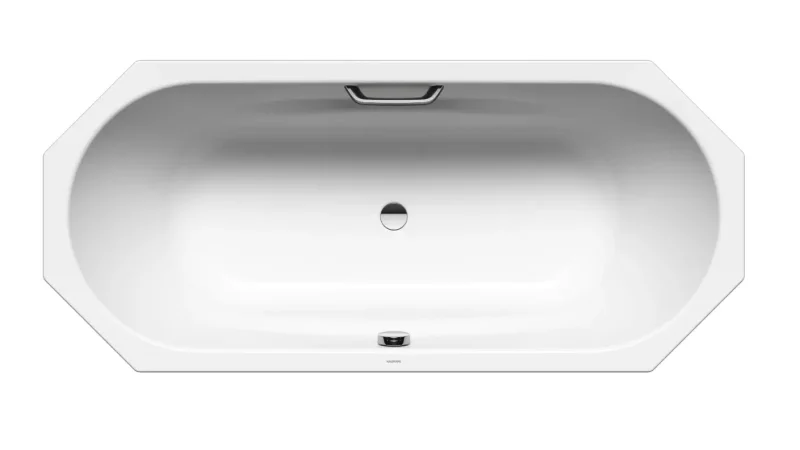 Kaldewei Ambiente - vanna Vaio Duo 8 953, 180x80 cm, ar rokturiem, balta 233310110001