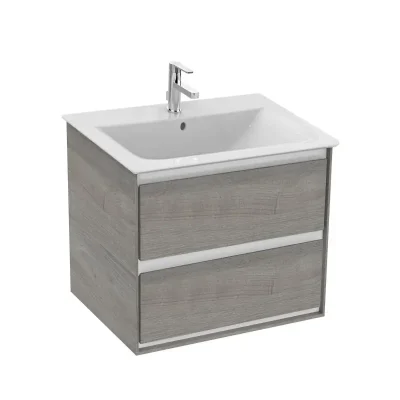 Ideal Standard Connect Air - izlietnes skapītis, 60x44x52 cm, dekoratīvs ozols pelēks/balts matēts E0818PS