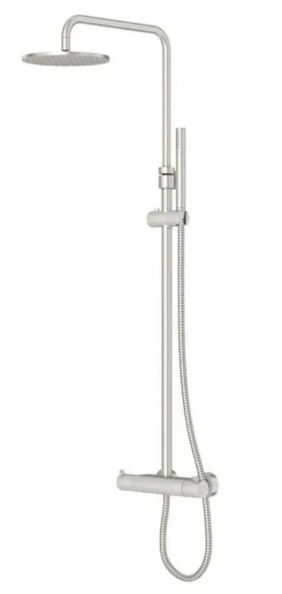 Steinberg 100 - dušas komplekts ar termostatu, diametrs 20 cm, matēts niķelis 100 2721 BN