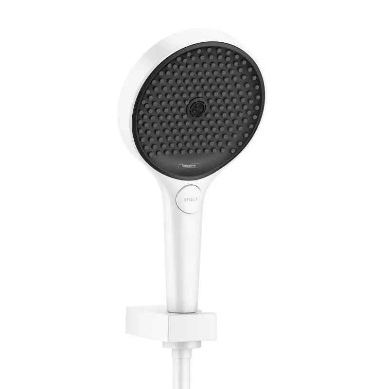 Hansgrohe Rainfinity - rokas dušas komplekts 130, 3jet, ar stieni un šļūteni 1,25 m, balti matēts 26852700