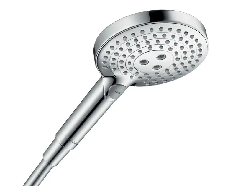 Hansgrohe Raindance Select S - rokas duša, 3 strūklas veidi, EcoSmart, hroms 26515000