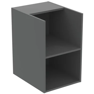 Ideal Standard i.Life B - sānu skapis, 40x63x51 cm, atvērts, kvarca pelēka matēta T5322NG