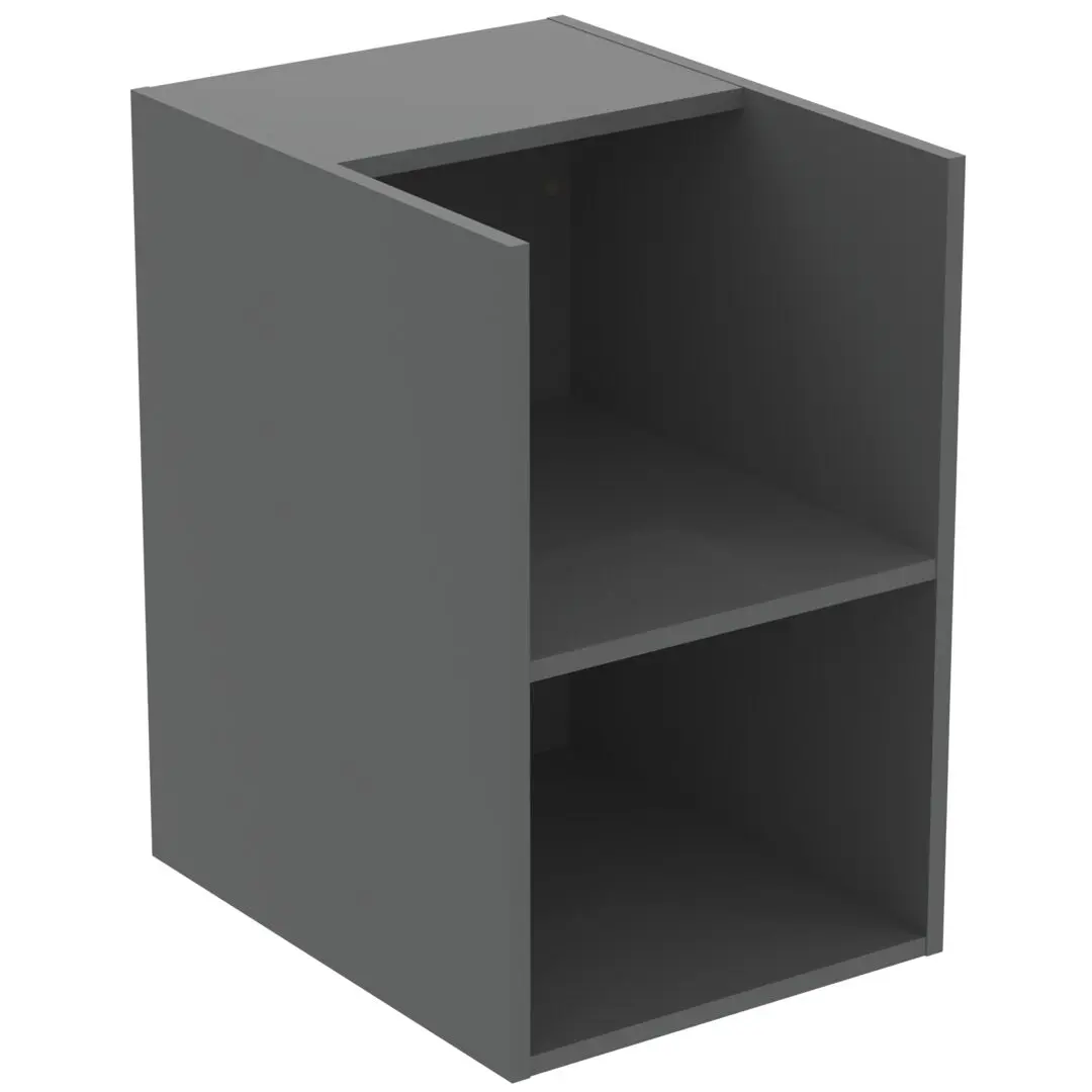 Ideal Standard i.Life B - sānu skapis, 40x63x51 cm, atvērts, kvarca pelēka matēta T5322NG