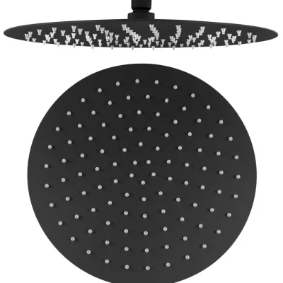 Sapho Slim - galvas duša, diametrs 30 cm, matēti melna MS573B