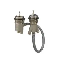 Hansgrohe montāžas elementi - pamatkorpuss 2 caurumu vannas malas maisītājam ar termostatu 13550180