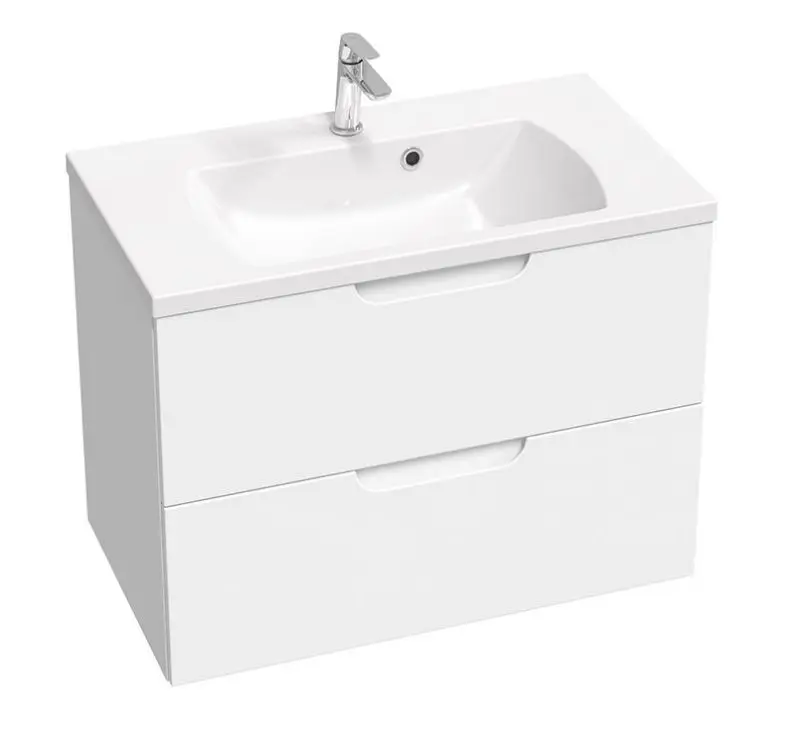 Ravak Classic II - izlietnes skapītis 79x45x58 cm, 2 atvilktnes, balts spīdīgs X000001480
