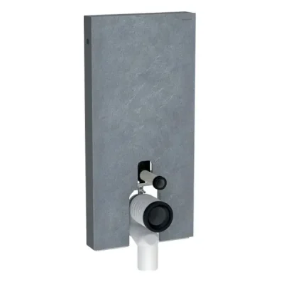 Geberit Monolith - sanitārais modulis stāvošam WC, 101 cm, pieslēgums apakšā, šīferis 131.002.00.5