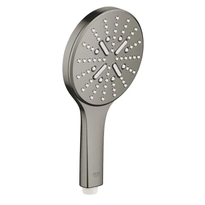 Grohe Rainshower SmartActive - rokas duša 130 9,5 l/min, 3 strūklu veidi, Hard Graphite birstēts 26574AL0