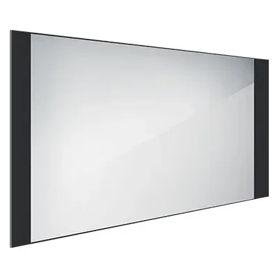 Nimco spogulis - spogulis ar LED apgaismojumu, 120x65 cm, alumīnijs/melns ZPC 41006-90