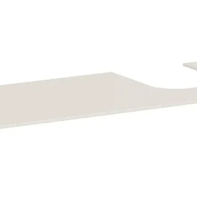 Hansgrohe Xevolos E - izlietnes plātne, 137x55 cm, izgriezums labajā pusē, bēšs matēts 54206780