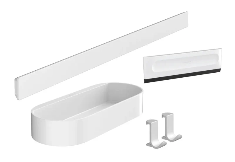 Hansgrohe WallStoris - vannas istabas piederumi, balts matēts 27967700