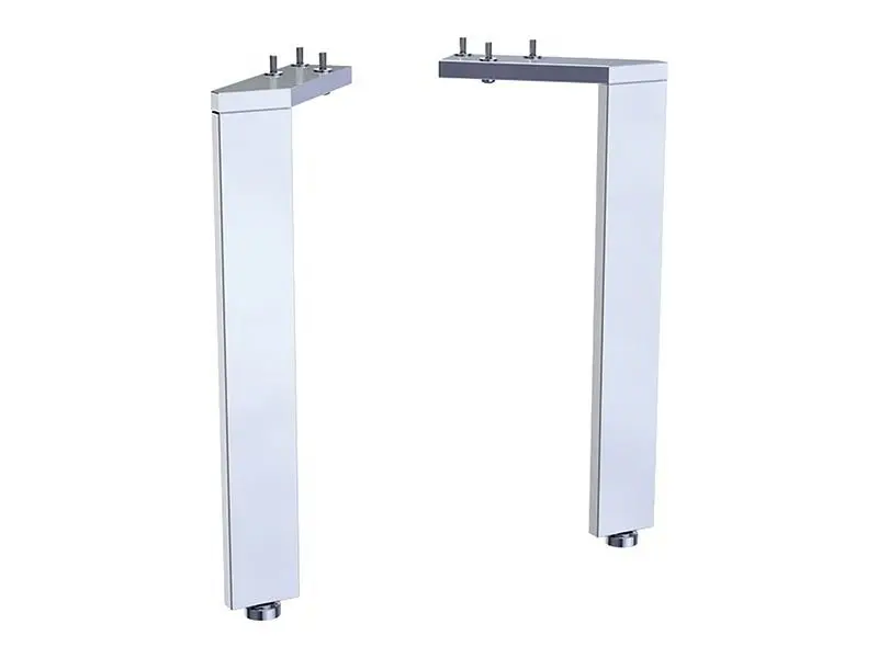Geberit Acanto - kājas skapjiem, 281 mm, alumīnijs / hromēts 500.658.00.2