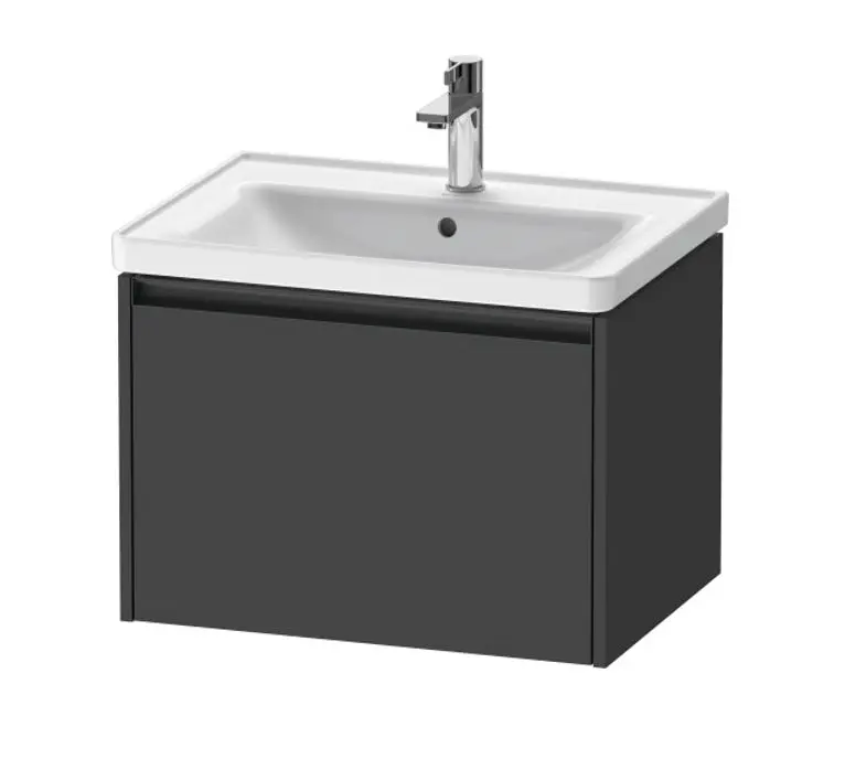 Duravit Ketho.2 - izlietnes skapītis, 44x63x46 cm, 1 atvilktne, grafīta matēts K25082049490000