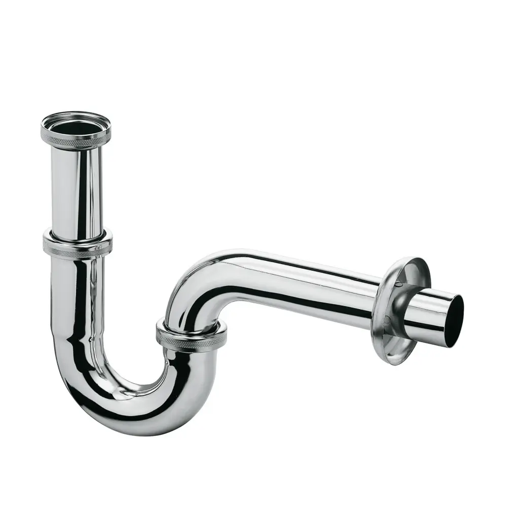 Kludi sifoni - cauruļveida sifons, standarta modelis 1 1/4, hroms 1025005-00