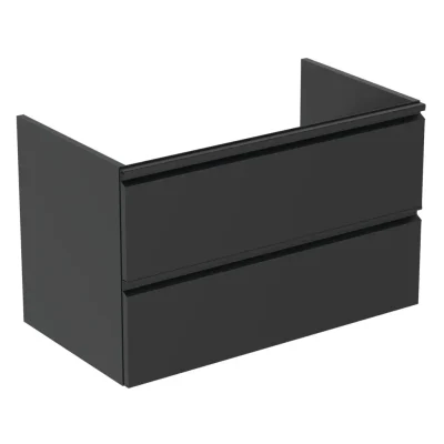 Ideal Standard Tesi - izlietnes skapītis, 80x44x49 cm, melns T0051ZT