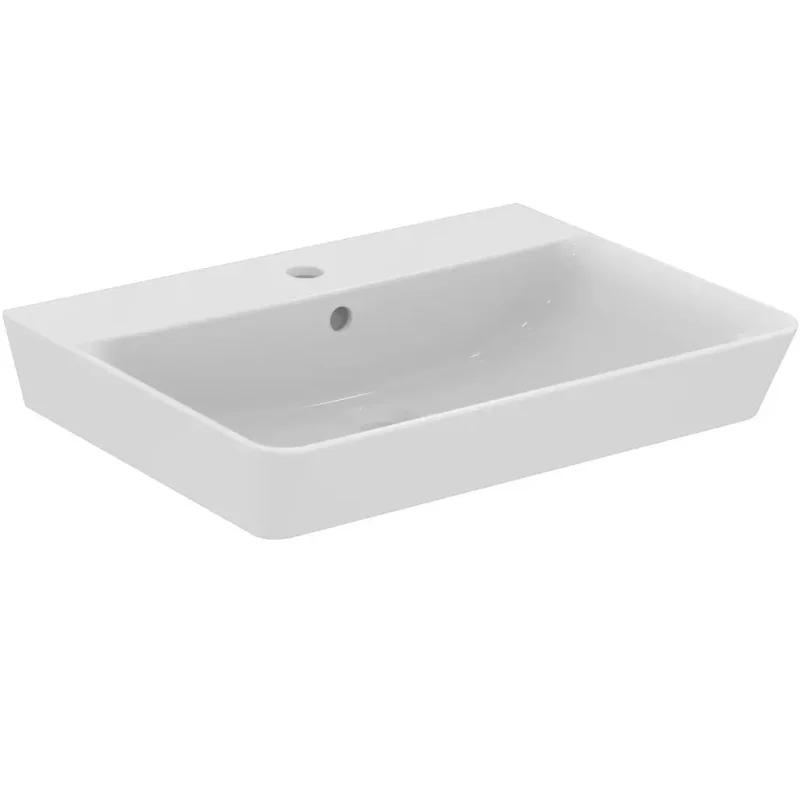 Ideal Standard Connect Air - izlietne Cube 60x46x16 cm, ar 1 caurumu jaucējkrānam, balta E029801