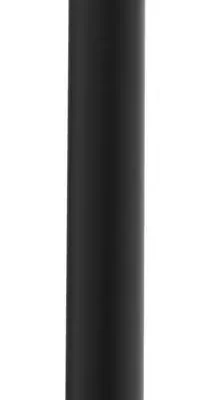 Sapho dušas - griestā montējams dušas sviras stiprinājums, 20 cm, matēti melns 1205-05B