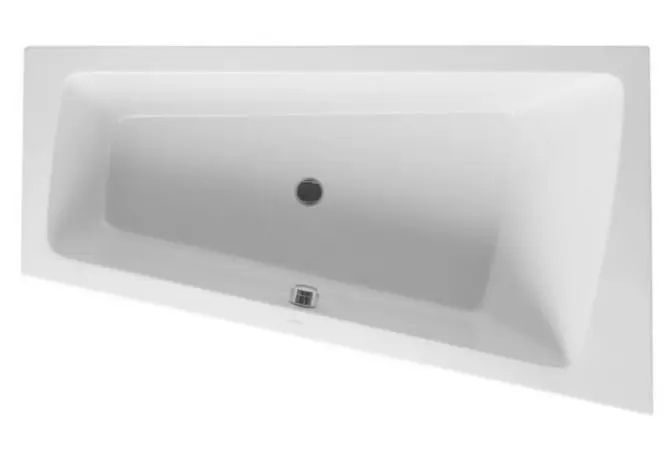 Duravit Paiova - asimetriska vanna, 170x100 cm, labā, balta 700213000000000