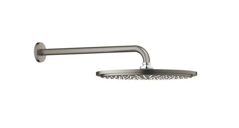 Grohe Rainshower Cosmopolitan - galvas duša Cosmopolitan 310, izvirzījums 38 cm, 1 strūkla, Hard Graphite birstēts 26066AL0
