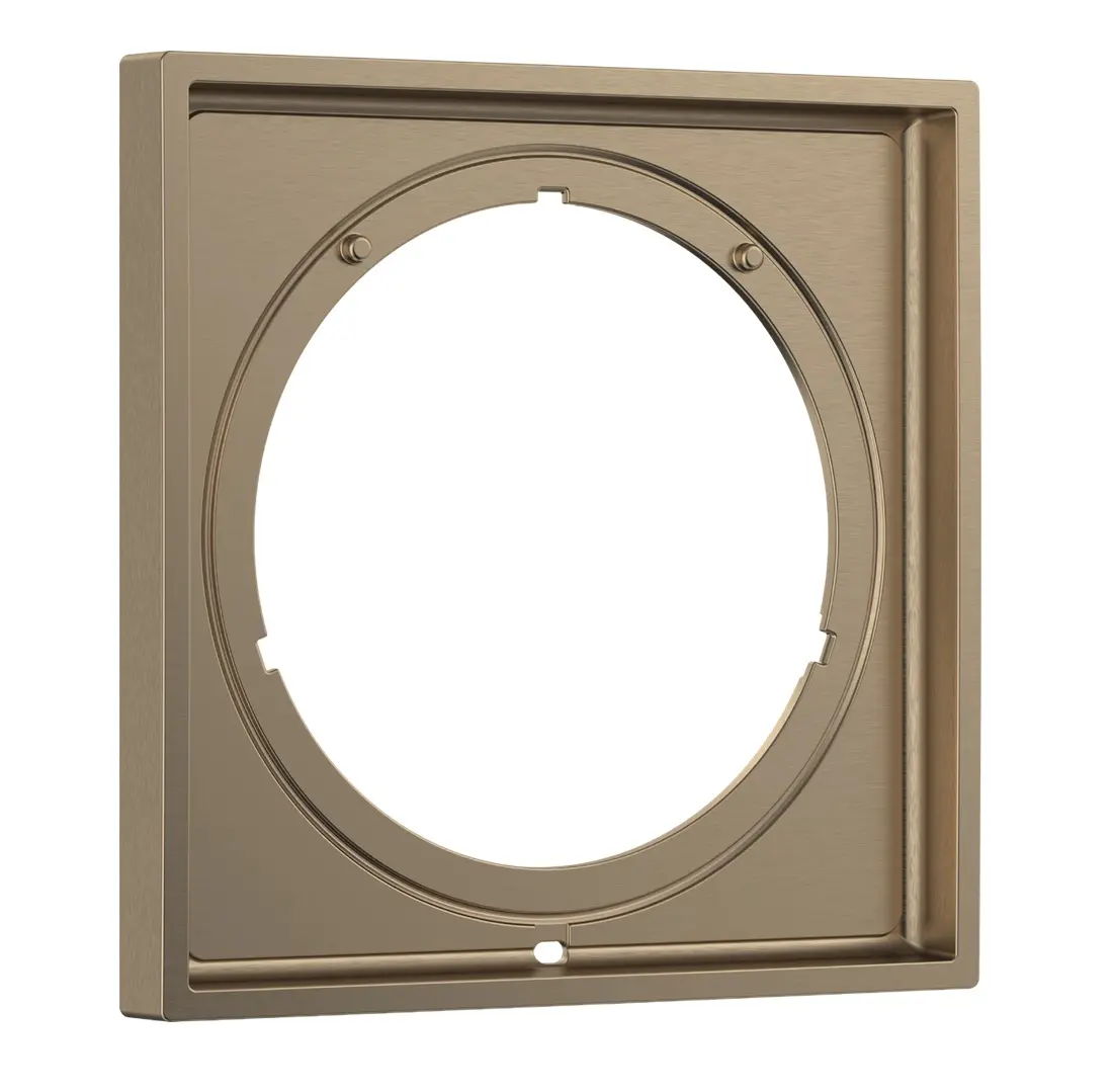 Axor ShowerSelect ID - pagarinājums 17x17 cm, bronza birstēta 13641140