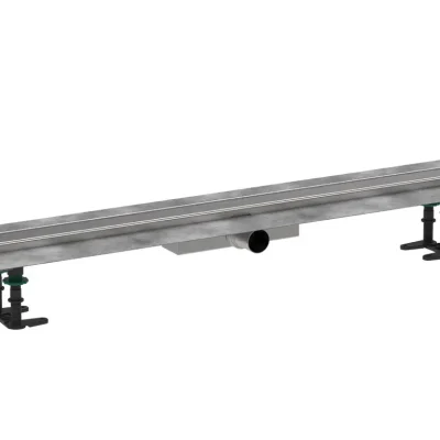 Hansgrohe RainDrain Compact - dušas noteka 100 cm, ar režģi, birstēts nerūsējošais tērauds 56170800