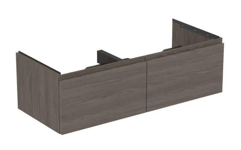 Ideal Standard Finesse - izlietnes skapītis, 120x51x37 cm, 2 atvilktnes, Dark Elm E3398UR