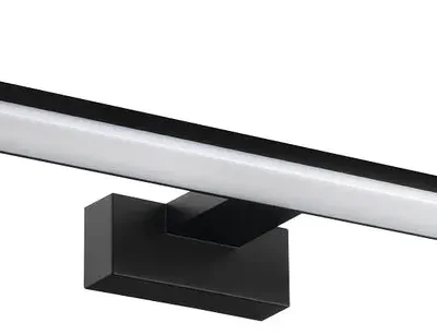 Sapho apgaismojums - LED lampa Chicago XL, 600x120x40 mm, 12W, melns matēts AU470