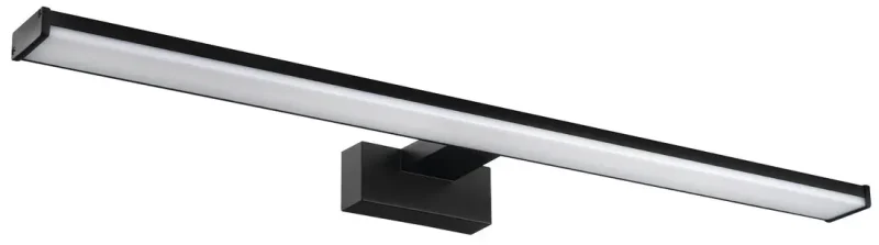 Sapho apgaismojums - LED lampa Chicago XL, 600x120x40 mm, 12W, melns matēts AU470