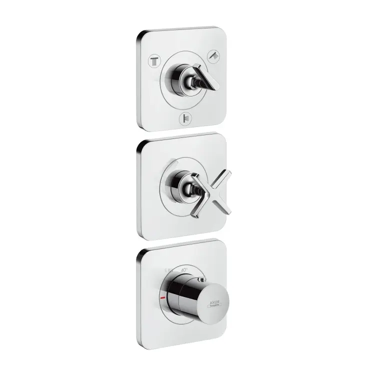 Axor Citterio E - termostata modulis 3 patērētājiem, hroms 36704000