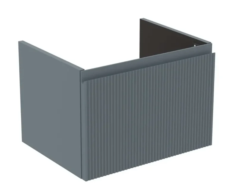 Ideal Standard Finesse - izlietnes skapītis, 53x41x37 cm, 1 atvilktne, Ribbed matēts AShblue E3408UQ