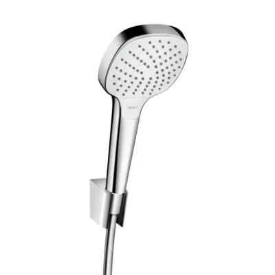 Hansgrohe Croma Select E - dušas galva Vario Porter, komplekts 1,60 m, balts / hromēts 26413400