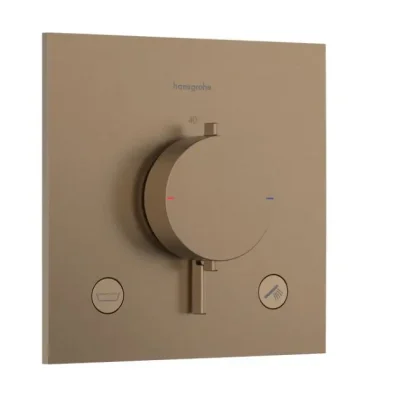 Hansgrohe Ecostat Comfort E - zemapmetuma termostata maisītājs, 2 patērētājiem, birstēta bronza 33716140
