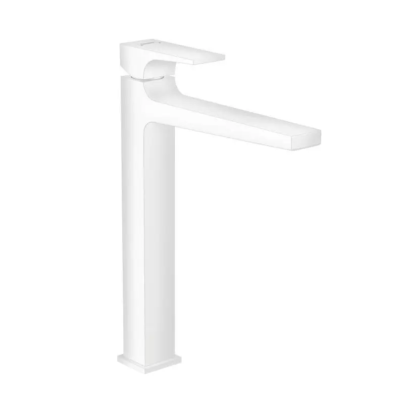 Hansgrohe Metropol - izlietnes maisītājs ar noteces komplektu Push-Open, balti matēts 32512700