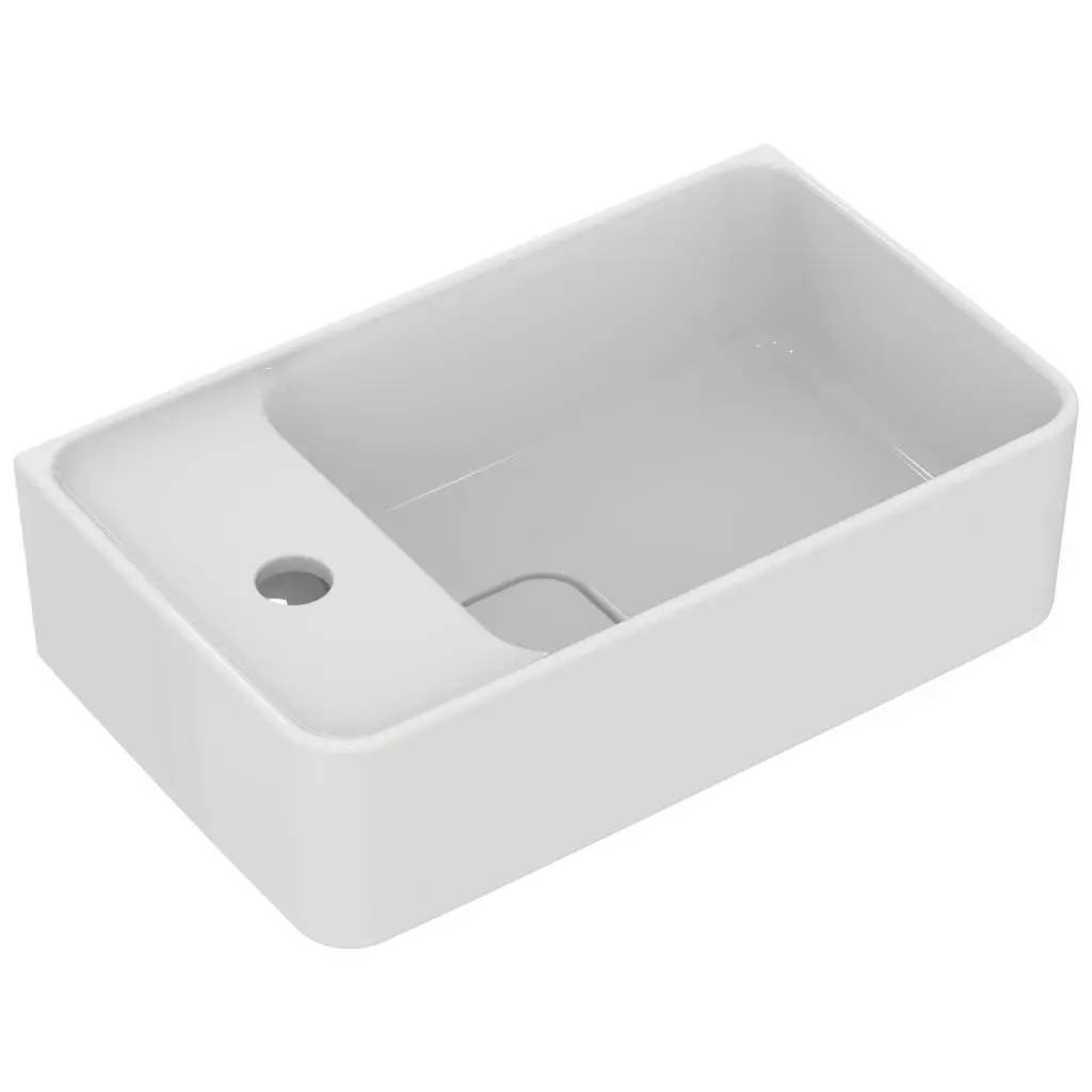 Ideal Standard Strada II - roku mazgājamā izlietne 45x27 cm, ar 1 jaucējkrāna caurumu kreisajā pusē, ar Ideal Plus, balta T2995MA