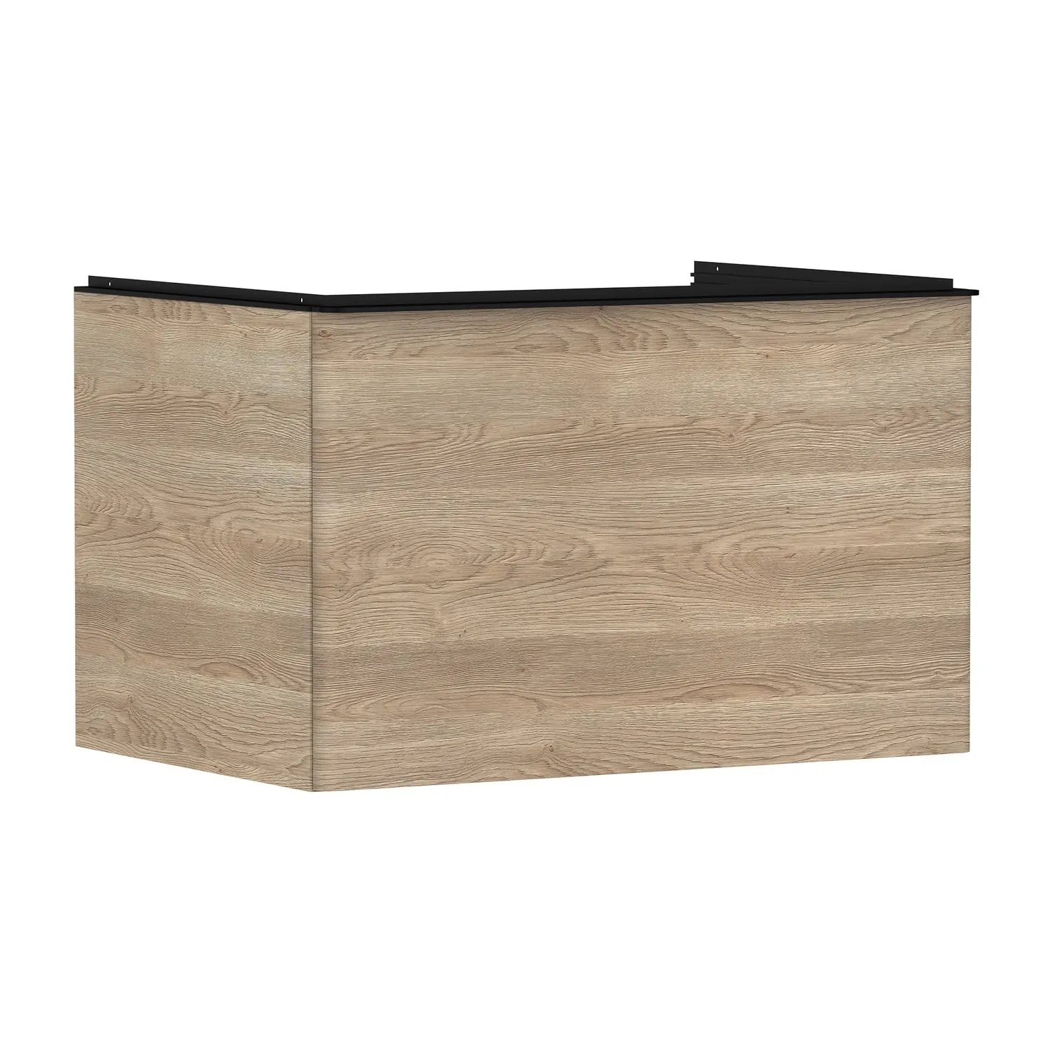 Hansgrohe Xelu Q - izlietnes apakškabinets, 50x78x55 cm, 1 atvilktne, dabīgs ozols/matēti melns 54056670