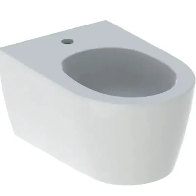 Geberit ONE - sienas bidē, 540x370 mm, slēpts pārplūdes kanāls, ar 1 caurumu maisītājam, KeraTect, balts 500.690.01.1