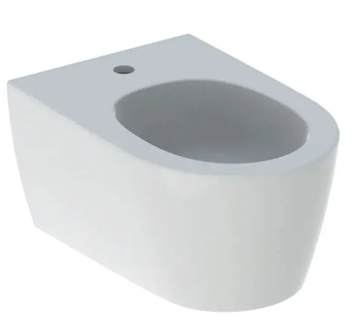 Geberit ONE - sienas bidē, 540x370 mm, slēpts pārplūdes kanāls, ar 1 caurumu maisītājam, KeraTect, balts 500.690.01.1