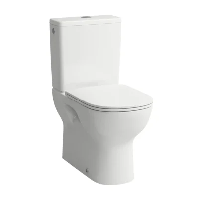 Laufen Lua - WC kombinētais komplekts, Vario izvads, Rimless, LCC, balts H8240814002311