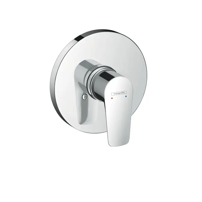 Hansgrohe Talis E - vienas sviras dušas maisītājs, zemapmetuma montāža, hroms 71766000