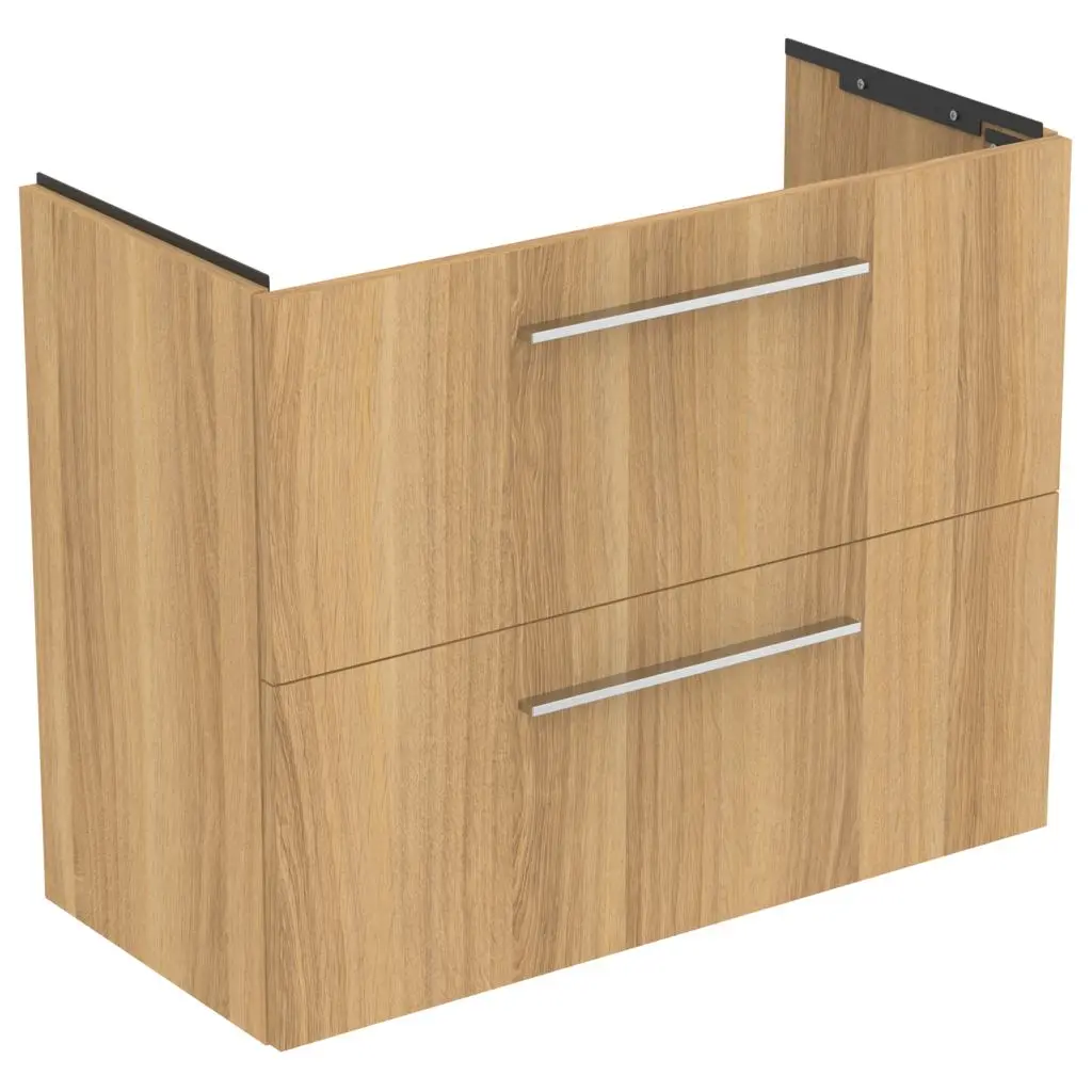 Ideal Standard i.Life S - skapītis rokas izlietnei, 80x38x63 cm, 2 izvelkamās atvilktnes, ozols T5295NX