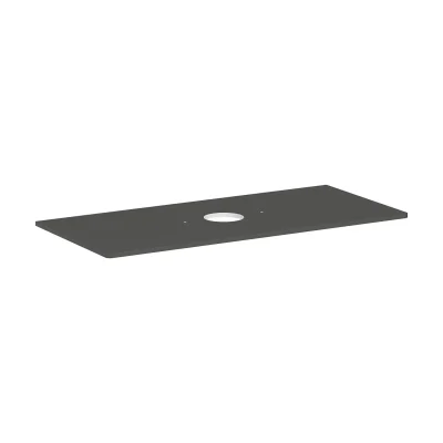 Hansgrohe Xelu Q - darba virsma izlietnei, 118x55 cm, izgriezums vidū, pelēks matēts 54115910