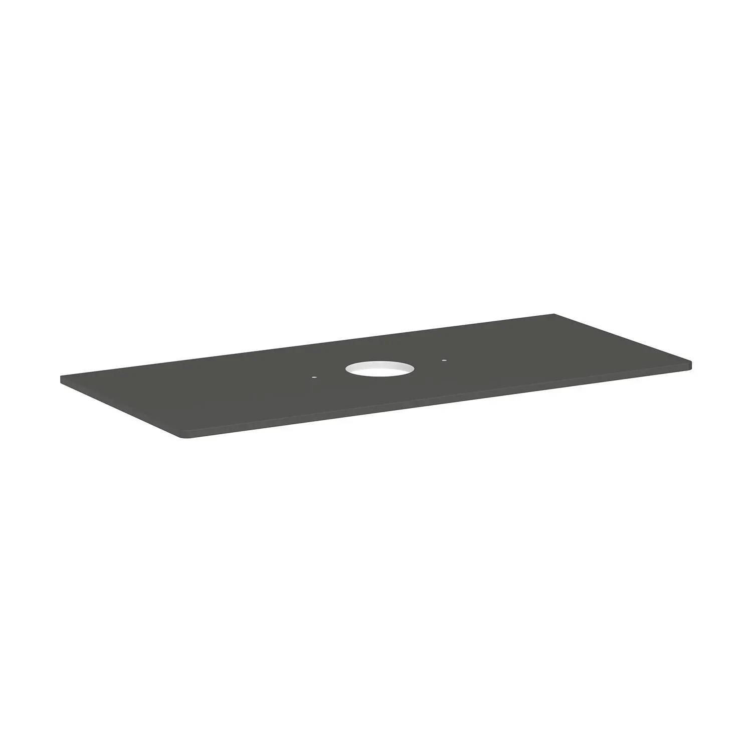 Hansgrohe Xelu Q - darba virsma izlietnei, 118x55 cm, izgriezums vidū, pelēks matēts 54115910