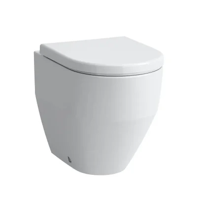 Laufen Pro - stāvošs WC, 530x360 mm, aizmugures/apakšējais izvads, Rimless, balts H8229560000001