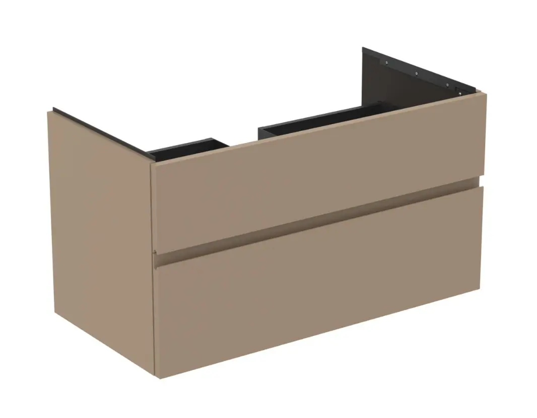 Ideal Standard Finesse - izlietnes skapītis 100x51x55 cm, 2 atvilktnes, Matēts Greige E3397UP