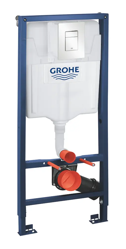 Grohe Rapid SL - priekšsienas elements piekaramajam WC, vadības plate Skate Cosmopolitan, alpinbalts 38772SH0