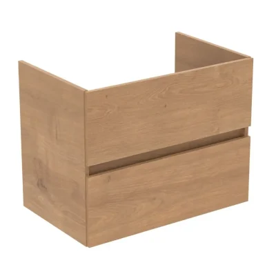 Ideal Standard Eurovit+ - izlietnes apakšskapītis, 70x55x44 cm, 2 atvilktnes, dabīgs ozols R0261Y8