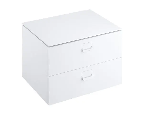 Ravak Comfort - izlietnes plātne 80x46x2 cm, balta spīdīga X000001380