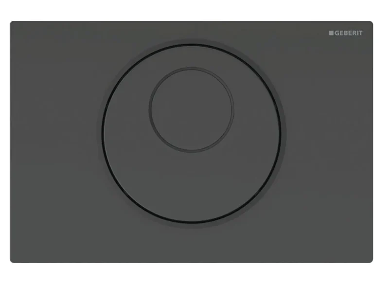 Geberit Sigma10 - elektroniskā vadības plate, darbība ar baterijām, easy to clean, melns matēts 115.891.DW.6