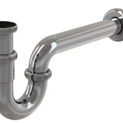 Alcadrain Siphons - izlietnes sifons, diametrs 32 mm ar pārplūdes uzgriezni, metāls A432