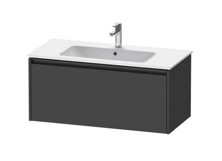 Duravit Ketho.2 - izlietnes skapītis, 44x101x48 cm, 1 atvilktne, grafīta matēts K25064049490000